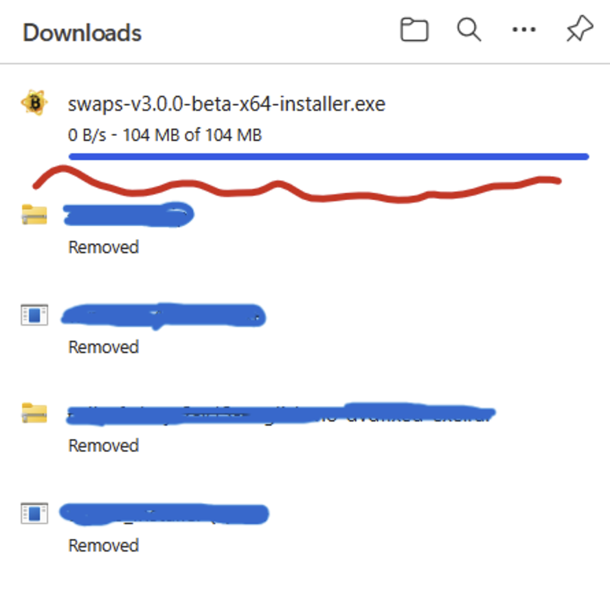 Download complete